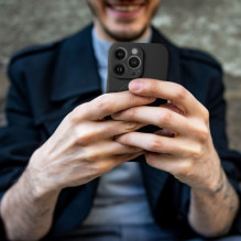 Dėklas "Silicone Mag Cover" skirtas Samsung A376 A37 5G juodas