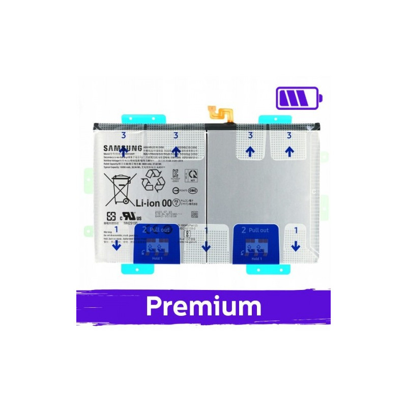 Akumuliatorius skirtas Samsung X610 (X616) Tab S9 FE Plus / X810 (X816) Tab S9 Plus EB-BX818ABY (OEM)