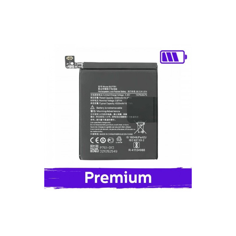 Akumuliatorius skirtas OnePlus 8 BLP761 4320mAh (OEM)