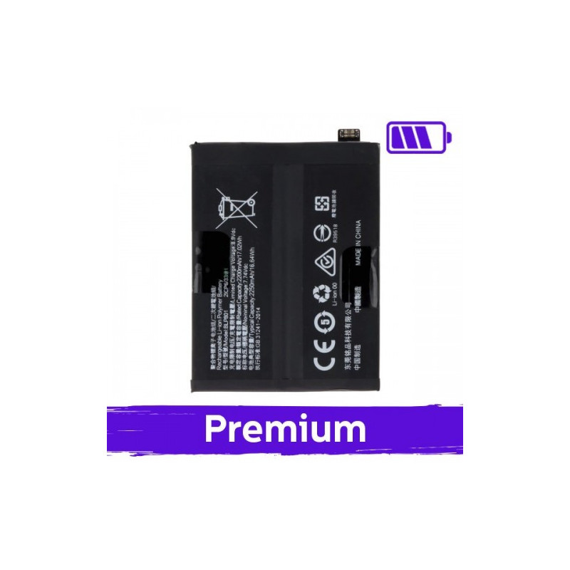 Akumuliatorius skirtas OnePlus 8T BLP801 4500mAh (OEM)