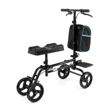 Road Walker - Adjustable Aluminum Support With 4 Wheels Black / Blue Road Walker - Adjustable Aluminum Support With 4 Wheels Black / Blue