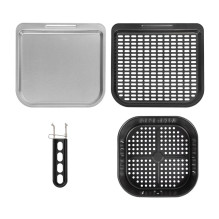 GreenBlue AIR FRYER Oil-Free Air Fryer, 1800W, 10L capacity, 8 programs, accessories, timer, GB950