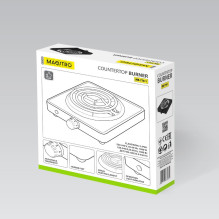 Maestro MR-770-1 hob 1000W Black Countertop 1 zone(s)