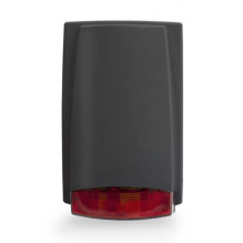 12V sirēna Pelēka , Ārtelpu sirēna ar lampu 115dB