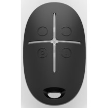 Remote control with alarm button Ajax SpaceControlJeweller IP50 IK04 black