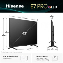 Hisense 43E7Q PRO