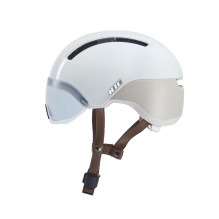 Bicycle helmet - HJC CALIDO PLUS 5-step adjustment, magnetic buckle, size S, pearl gray