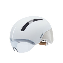 Bicycle helmet - HJC CALIDO PLUS 5-step adjustment, magnetic buckle, size S, pearl gray