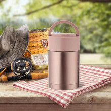 Thermos - Maestro MR-1636-60 600ml stainless steel non-conductive pink Thermos - Maestro MR-1636-60 600ml stainless steel non-conductive pink