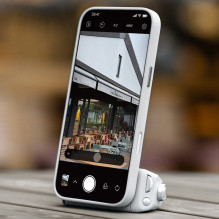 Telefono laikiklis - PGYTECH MagCam 2 Bluetooth Grip 3000mAh mėtų žalia