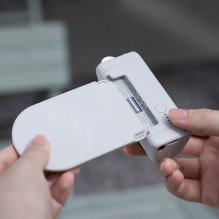 Telefono laikiklis - PGYTECH MagCam 2 Bluetooth Grip 3000mAh mėtų žalia