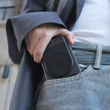 Telefonų laikiklis - PGYTECH MagCam 2 Bluetooth Grip 3000mAh Classic Black