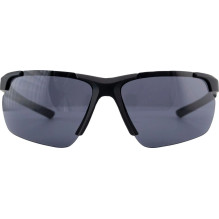 Sportiniai akiniai nuo saulės - ALPINA DEFEY HR Lengvi pusrėmiai juodi matiniai