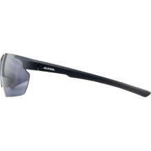 Sportiniai akiniai nuo saulės - ALPINA DEFEY HR Lengvi pusrėmiai juodi matiniai