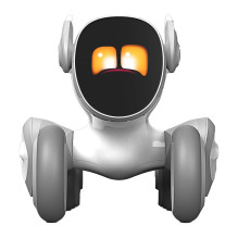 Interaktyvus robotas - Loona Premium autonominis balso gestų atpažinimas baltas