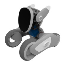 Interaktyvus robotas - Loona Premium autonominis balso gestų atpažinimas baltas