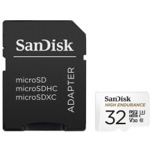 Sandisk 32GB High Endurance micro SDHC + Adapter