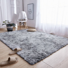 Strado Strado Ombre Shaggy Carpet Strado 120x160 OmbreSilver (Light Gray) and