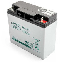 Akumuliatorius (AGM) SSB SBL (18Ah, 12V, F3 M5, VRLA)