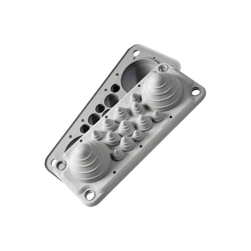 Rubber seal multi-position Morek MBA3F14L11 (5x10-14 / 4x14-18 / 3x14-22 / 2x24-54 mm²)