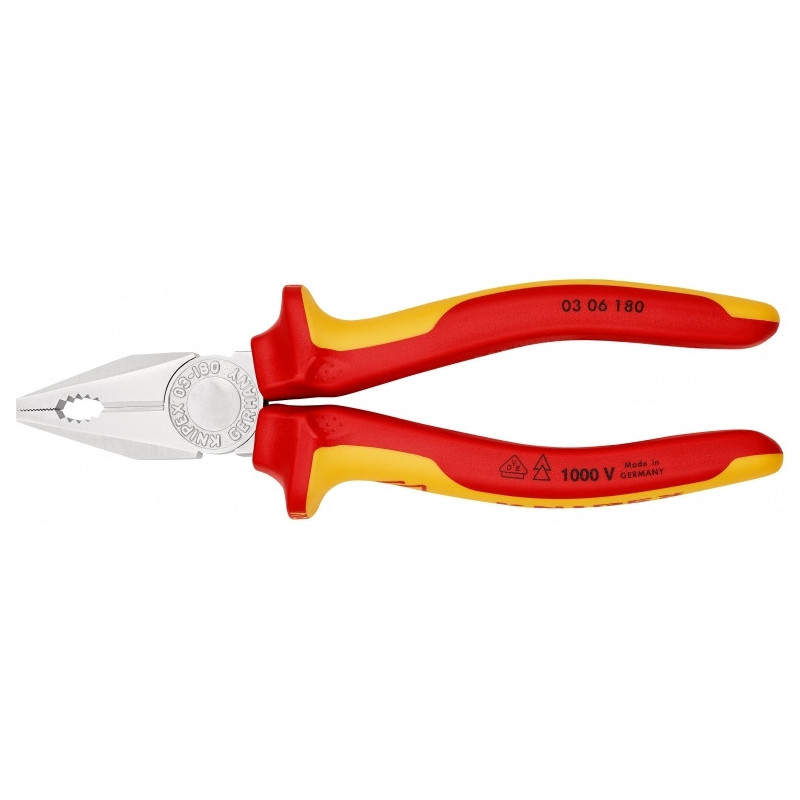 Kombinuotos izoliuotos replės KNIPEX 0306180