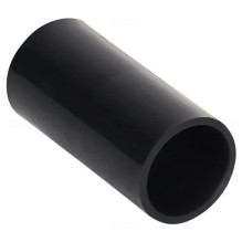Straight connector for 20mm pipes with flared end, black (250)