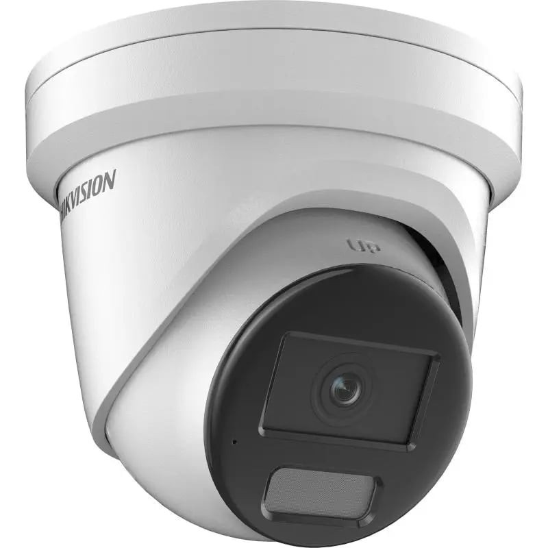 Hikvision dome DS-2CD2347G2H-LIUeF F2.8 (balta, 4 MP, 30 m. IR 30 LED, Hybrid Light)