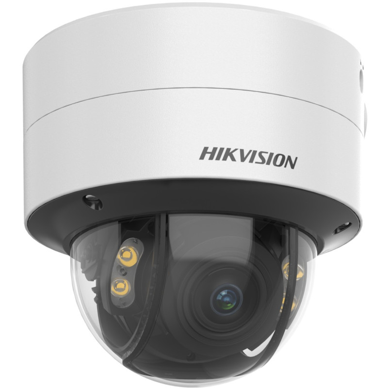 Hikvision dome DS-2CD2747G2-LZS F3.6-9 (balta, 4 MP, 40 m. LED, ColorVu)