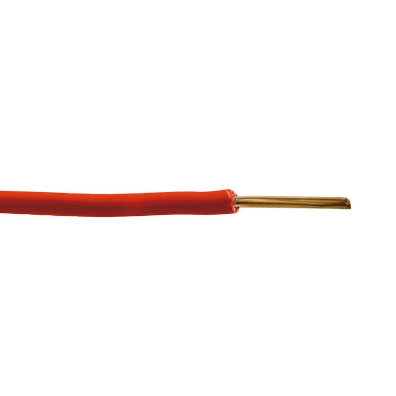 Elpar H07V-U (YDY) 1x4 mm2 single-core cable (monolithic, red, 1 m)