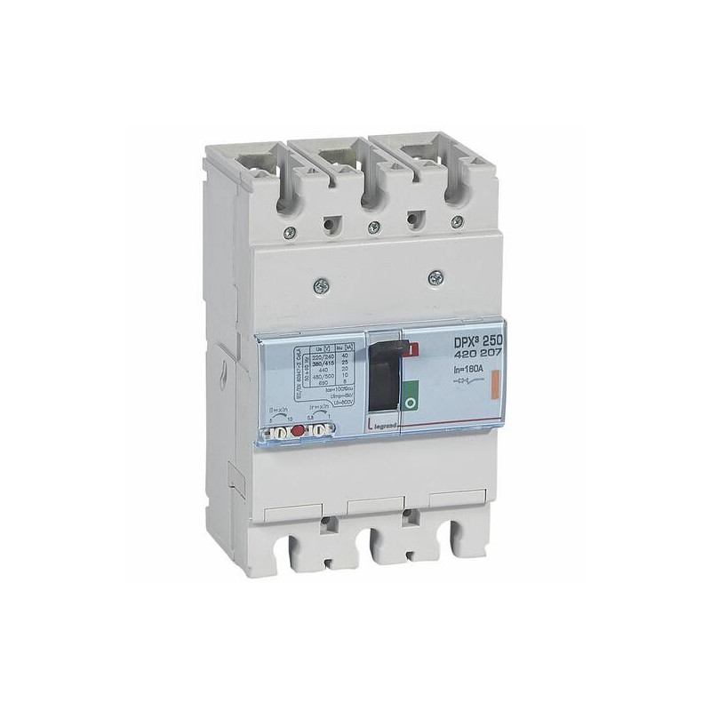 Automatinis jungiklis DPX3 250TM Legrand 420207 (160A, 3P, 25kA)