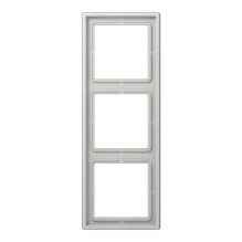 3-way frame JUNG LS983LG (gray)