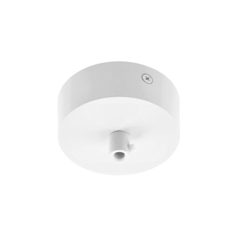 Ceiling lamp base round GTV AE-MA8028-10 (White, 80x28mm)