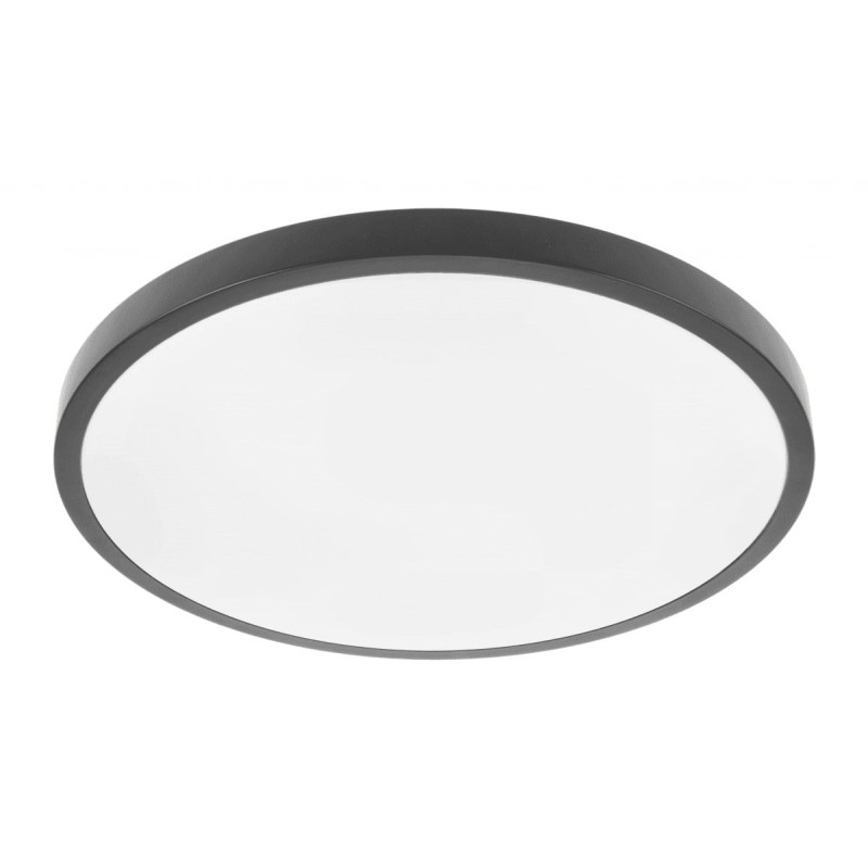 ATOL LED ceiling light (32W, 2560lm, 4000K, black, round) GTV LD-ATOL32W-NW-10