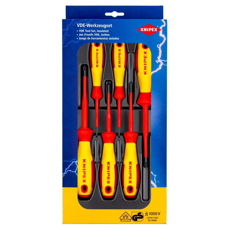 Screwdriver set Knipex 00 20 12 V03 (6 pcs., 1000V)