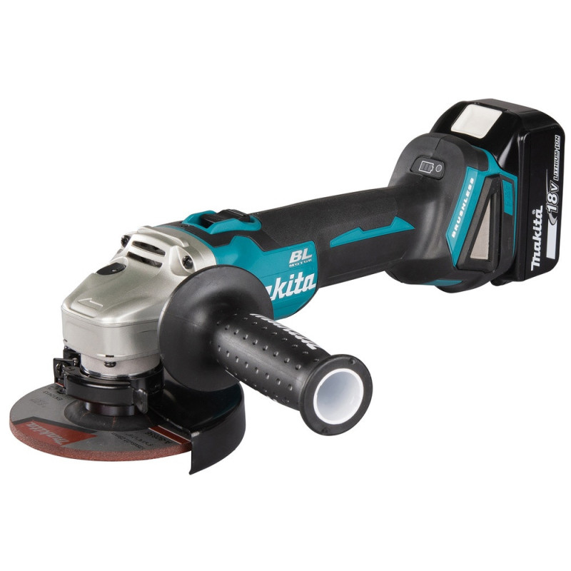 Cordless angle grinder 18V Makita DGA506RTJ