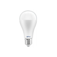 LED lemputė matinis burbulas GTV LD-PC4A65-20W (20 W, E27, 3000 K, 2400 lm)