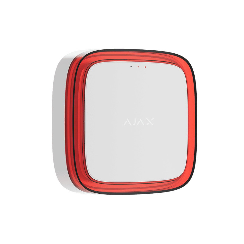 Bevielė sirena Ajax EN54 FireProtect (sounder / VAD) 118599.279.WH1 (balta, su blykste)