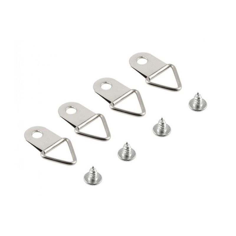 LED panel 60x60 mounting kit GTV ZM-HOOK4-BK-00 (4 pcs.)