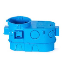 1 pc. plaster box Simet SE2x60 (62mm, blue, halogen-free, IP20)