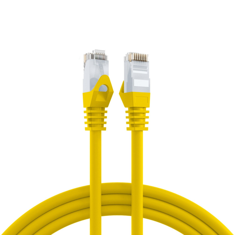 Patch cable U/UTP Cat.6 EFB K8104GE.1,5 (1.5 m, LSZH, CCA, yellow)