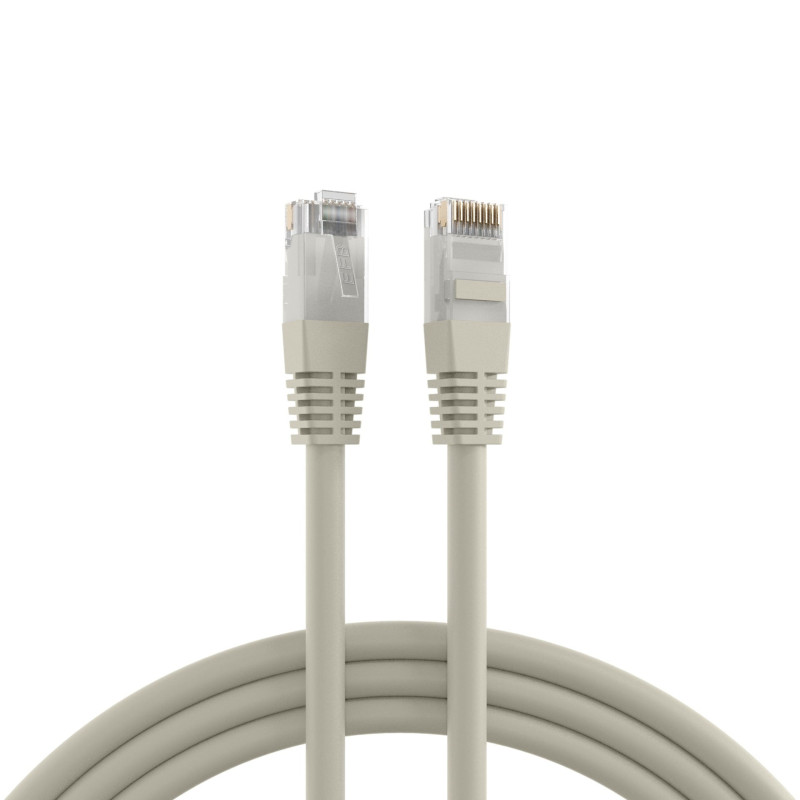 Patch cable U/UTP Cat.5e EFB K8456.10 (10 m, PVC, CCA, gray)