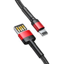 Phone Cable - Baseus Cafule USB Lightning 2.4A 480Mbps 1m Nylon Shielded