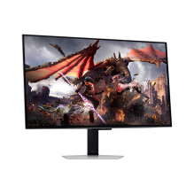 Monitor, SAMSUNG, 32", Gaming / Smart / 4K, Panel OLED, 3840x2160, 16:9, 0.03 ms, Speakers, Swivel, Pivot, Height a