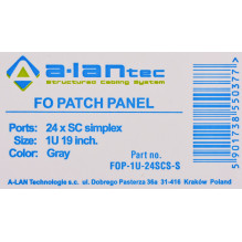 Alantec FOP-1U-24SCS-S komutacinės panelės priedas