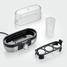 Home and Kitchen Appliances - Severin EK 3163 Egg Boiler 3 Eggs Adjustable Hardness Stainless Steel