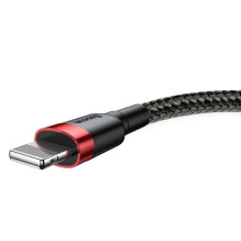 Cable - Baseus Cafule USB Lightning Cable 2.4A 1m Red+Black