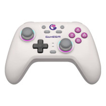 Žaidimų valdiklis - GameSir T4n Wireless Controller for Switch, PC, iOS, Android, RGB White
