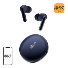 Headphones - QCY T13 ANC2 (Bluetooth 5.3, 30h playback, 4 microphones) Blue
