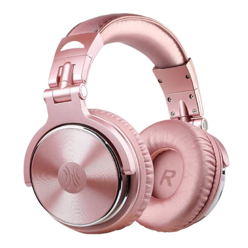 Headphones - OneOdio Pro10 50mm drivers with adjustable ear cups rose gold