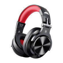 Headphones - OneOdio A71 40mm speakers adjustable black and red